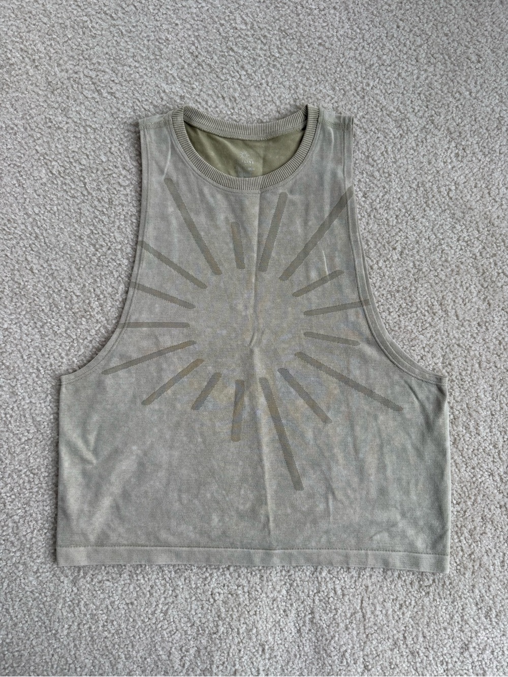 Aerie Offline Women's Crop Tank Top in Olive Green